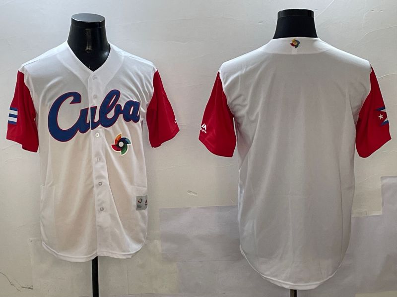 Men 2025 World Cup Blank White Nike MLB Jersey style 3261